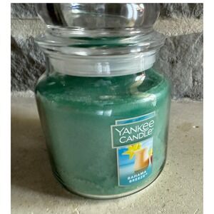 Yankee Candle Bahama Breeze  14.5 oz‎ Jar Candle Green Bahama Breeze